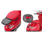 Givi Monolock Top Case Rear Rack Fitting Piaggio Vespa Primavera 50/125/150&vespa Sprint 50/125/150 Svart