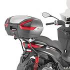 Givi Monokey Top Case Rear Rack Piaggio Mp3 Yourban 125/300&mp3 300 Hpe Grå