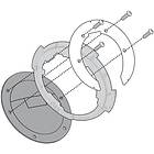 Givi Tanklock Fitting Flange Kawasaki Z 1000 Silver