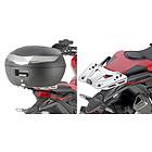 Givi Monokey/monolock Top Case Rear Rack Honda X-adv 750 Svart,Silver