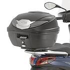 Givi Monolock Top Case Rear Rack Piaggio Medley 125/150&medley 125/150 I-get&medley S 125/150 I-get Svart