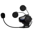 Sena Smh10 With Universal Microphone Kit Dual Pack Intercom Svart