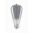 Ledvance Vintage 1906 LED-lampa Edison Filament-Magnetic SMOKE 2,2W/818 (6W) E27