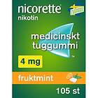 Nicorette Fruktmint 4 Mg Medicinskt Nikotintuggummi 105 St