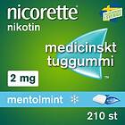 Nicorette Mentolmint 2 Mg Medicinskt Nikotintuggummi 210 St