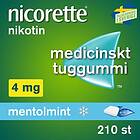 Nicorette Mentolmint 4 Mg Medicinskt Nikotintuggummi 210 St