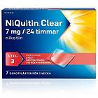 NiQuitin Clear 7 Mg/24 Timmar Nikotin Depotplåster St