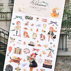 Moulin Roty Stickers 'Les Parisiennes' Kompisar (Fraktfritt)