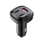 Acefast Car Charger 66W 2x USB C/A PD QC 4.0