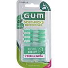 GUM Soft Picks Comfort Flex Large Mint mitandsticka 40 St