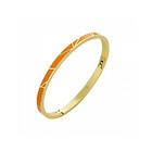 Bud to Rose Armband Enamel orange/gold