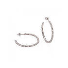 Bud to Rose Örhänge Sparkle hoop 40mm clear/silver