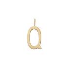 Design Letters Archetype Charm 16 mm Gold A-Z Q