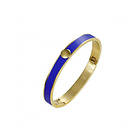 Bud to Rose Armband stelt Capri Enamal Blå/guld