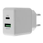 Insmat Travel Charger 20W 3A PD 3.0 QC 3.0 USB-A USB-C