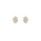 Snö Of Sweden North Earrings Gold/Clear 10 mm