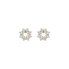 Snö Of Sweden Wish Earrings Gold/Clear 9 mm