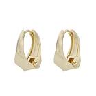 Snö Of Sweden Kansas Ring Earrings Plain Gold 21,5 mm