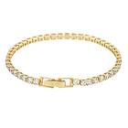 Snö Of Sweden Siri Stone Bracelet Gold/Clear 16 cm