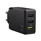 GreenCell ChargeSource 3 30W 3x USB-A QC 3.0