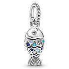 Pandora Blue Scaled Fish berlock 799428C01