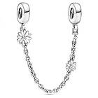 Pandora Daisy Flower Safety Chain charm 798764C01-05