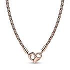 Pandora Moments 14k Rose gold-plated halsband 382451C00-45