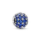 Pandora Moments Sparkling Pave Round Blue Sterling silver berlock 792630C02