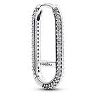 Pandora ME örhängen Extended Pave Link Sterling Silver 292796C01