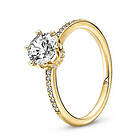 Pandora Sparkling Crown Solitaire ring 168289C01-52