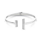 Calvin Klein Minimal Linear Bangle Rostfritt Stål Armband Med Zirconia 35000160