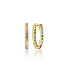 Sif Jakobs Ellisse Piccolo Förgyllt Silver Øreringer Med Zirconia SJ-E2312-XCZ-Y