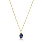 Sif Jakobs Ellisse Carezza Förgyllt Silver Halsband Med Zirconia SJ-N2353-BLCZ-YG