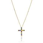 Sif Jakobs Belluno Croce Förgyllt Silver Smykke Med Zirconia SJ-N2394-XCZ-YG