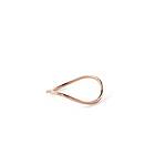 Pernille Corydon Facet Curved Roséförgyllt Silver Ring R-147-RGP