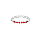 Pernille Corydon Pixel Red Sterling Silver Ring R-607-S