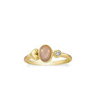 Rabinovich Peachy Love 14 Karat Guld Ring Med Månsten Och Topas 76450379