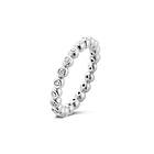 Spirit Icons Orbit Sterling Silver Ring Med Zirconia S51021-63