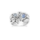 Rabinovich Water Lily Sterling Silver Ring Med Månsten, Topas Och Zirconia 78416330