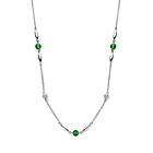 Spirit Icons Cornelia Sterling Silver Halsband Med Agat Och Zirconia S11011-45