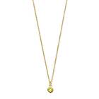 Spirit Icons Sky Pendant 14 Karat Guld Smykke Med Peridot S14356-45