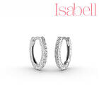 Smykkekæden Isabell Creol Sterling Silver Stiftörhängen Med Zirconia OBE149S