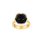 Nordahl Andersen Flower Förgyllt Silver Ring Med Onyx 10120295900