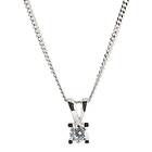 Nordahl Andersen Rodinerat Silver Halsband Med Zirconia 216066CZ9