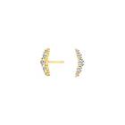 Nordahl Andersen Joanli Nor Lindanor Förgyllt Silver Stiftörhängen Med Zirconia 30453735900