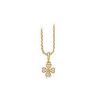 Scrouples Four Leaf Clover 8 Karat Guld Pendant Med Zirconia 213363