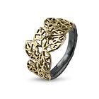 By Birdie Beech Leaves Sterling Silver Ring Med Diamanter 0,08 Carat 50110304