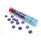 Chessex Gaming Glass Stones Dark Blue Iridized (40+)