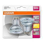 Osram lampe GU10 LED PAR16 2,6W 2700K 230 lumen 2-pack