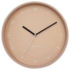 NeXtime Berlin Väggklocka Ø30 cm Rosa